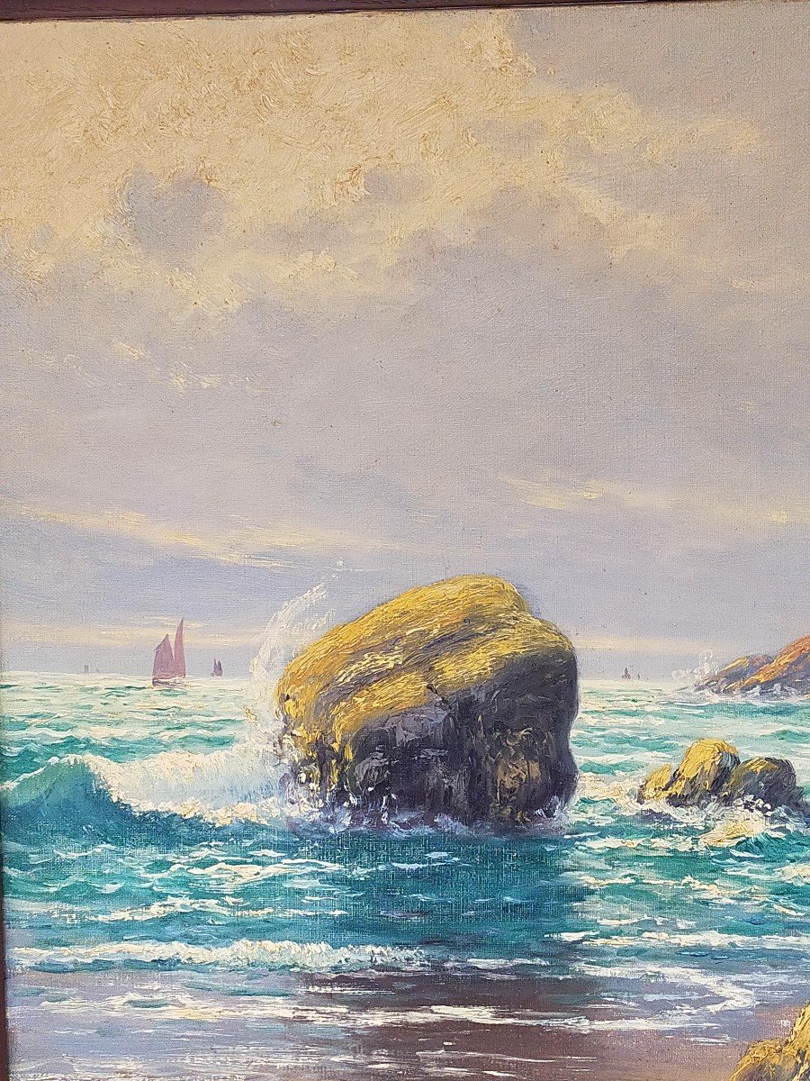 &eacute;mile Gauffriaud Le Pouliguen La Cote Sauvage Loire Atlantique -photo-3