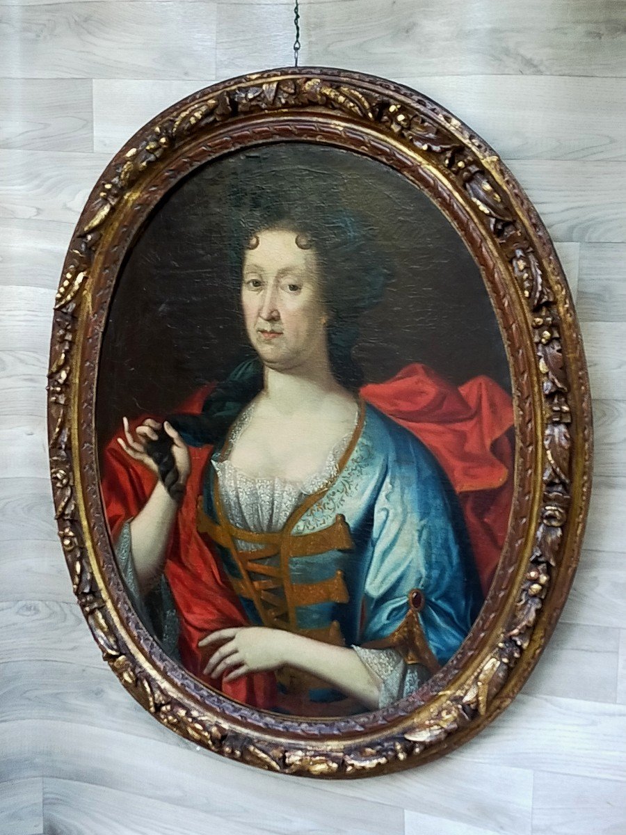 Portrait Of A Woman From The Eighteenth Century-photo-2