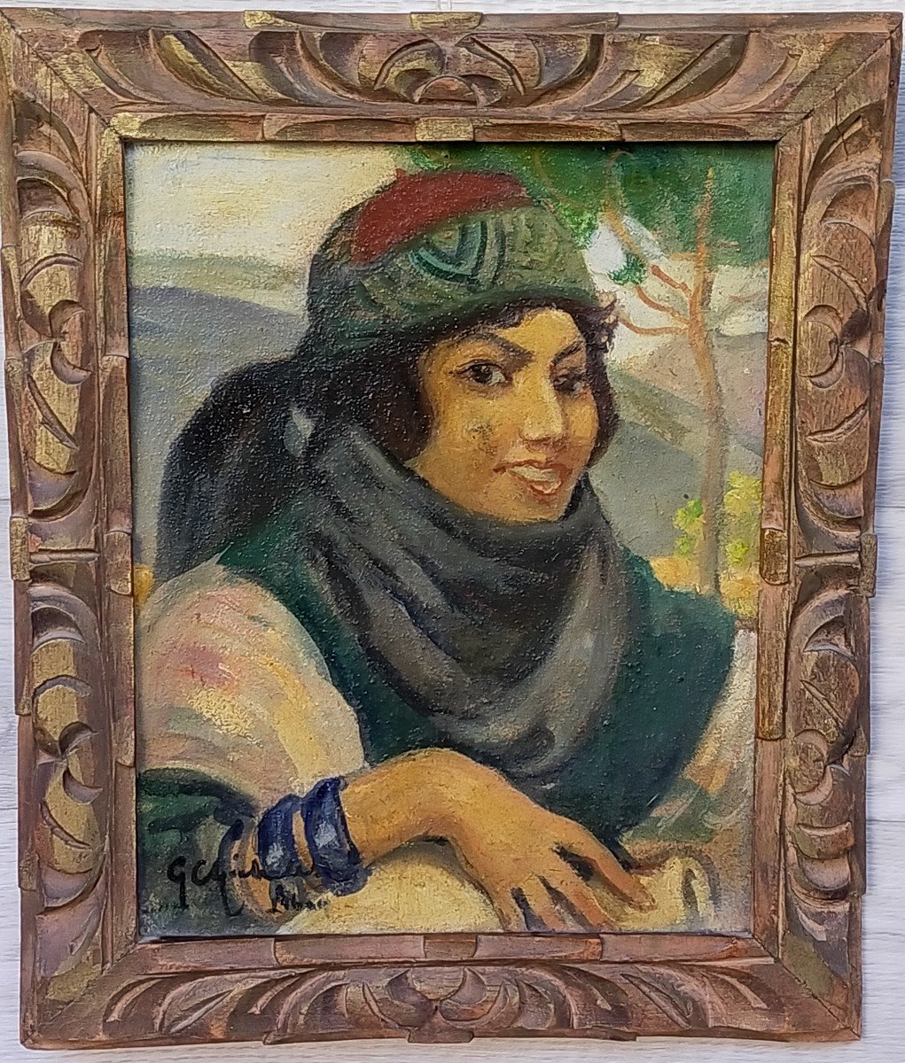 Georges C Michelet Portrait Of A Woman From Lebanon