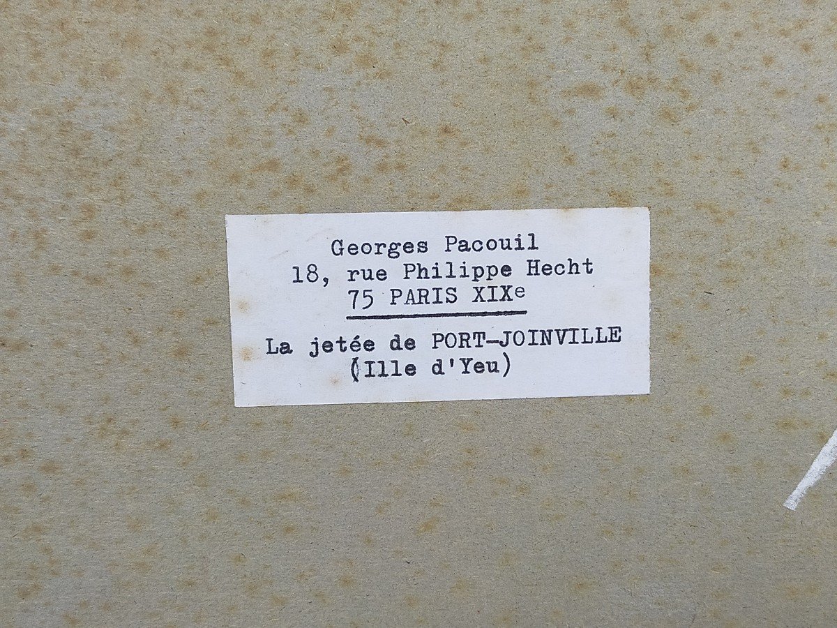 Le Port De Joinville l&#039;Ile d&#039;Yeu Georges Pacouil-photo-2