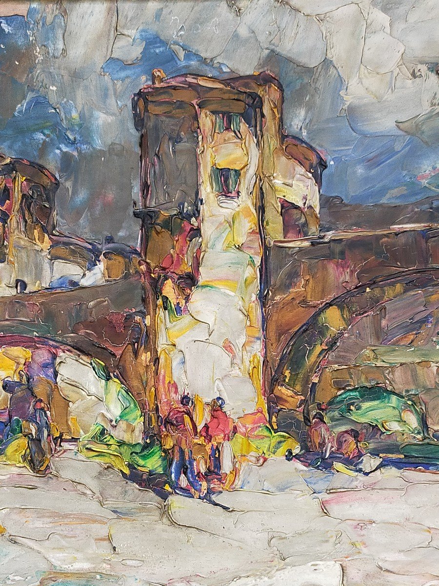 Louis Pastour Le Pont De Sospel (provence )-photo-1