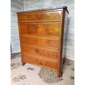 Small Chest Of Drawers Louis XVI Mahogany