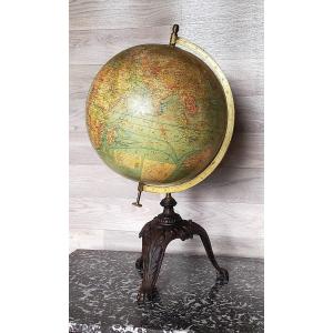 Terrestrial Globe J Forest Napoleon III World Map 