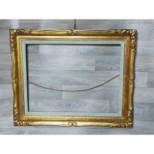 12p Golden Wood Frame For Table 61.5cm X 46.2 Cm Montparnasse Style 