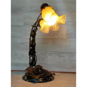 Albert Marionnet (1852-1910) Art Deco Lamp 