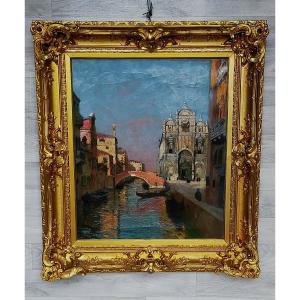 Gaston Boucart (1878-1962) Venise  La Scuola Grande di San Marco