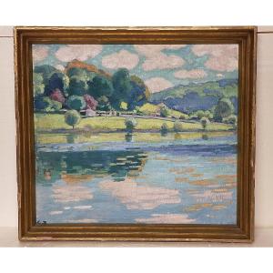 Charles Bichet 1863-1929 Crozant School (berry Limousin Detroy Madeline)
