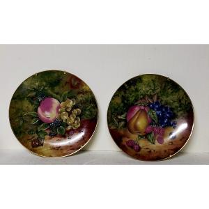 Pair Of Limoges Porcelain Plates And Dishes