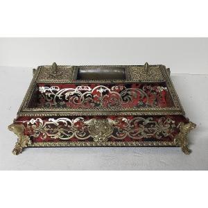 Encrier marqueterie boulle napoléon III