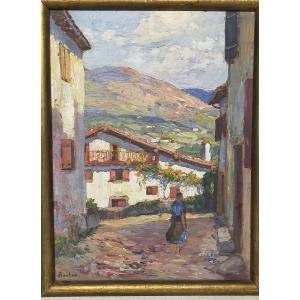 Louis Floutier (1882–1936) – Farm In The Leispar District, Baïgorry, Basque Country 