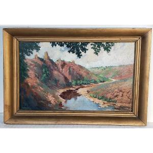 Paul Rue Crozant La Sedelle (1866/1954) ( Alluaud ,detroy Madeline )