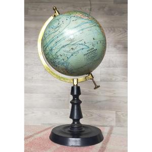 Globe terrestre Girard et Barr&egrave;re a paris J Forest napol&eacute;on III