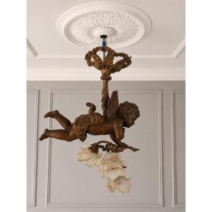Cherub Chandelier (putti, Putto, Angel)