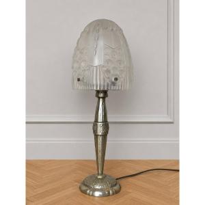 Art Deco Table Lamp By Georges Leleu (1883–1961)