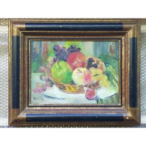 Marcel Anselme (1925–1982) Still Life With Fruit