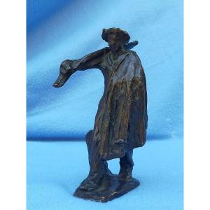 Aimé-jules Dalou (1838–1902), Lost-wax Casting, Sussé Brothers, Bronze, Man With A Shovel