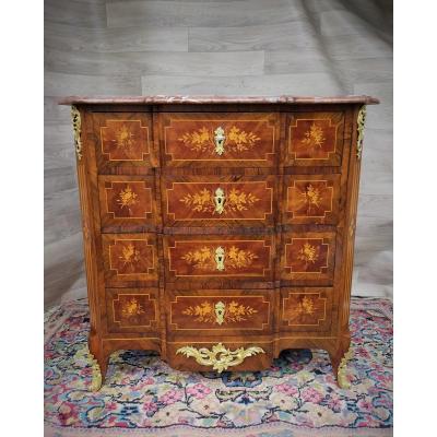 Faubourg St Antoine Paris Petite Commode Marqueterie 