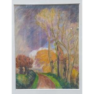 Léon Detroy Chemin En Creuse De Crozant School (madeline Guillaumin Alluaud ...)