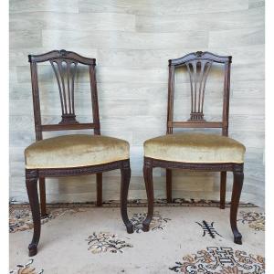Pair Of Mahogany Chairs