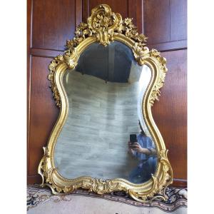 Miroir Louis XV Rocaille  Mercure 