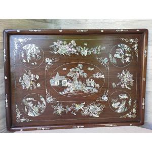 Indochina Mother Of Pearl Inlay Tray