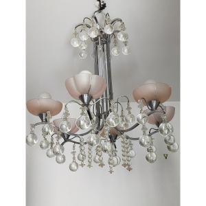 Lustre Art Deco Six Bras De Lumiere 