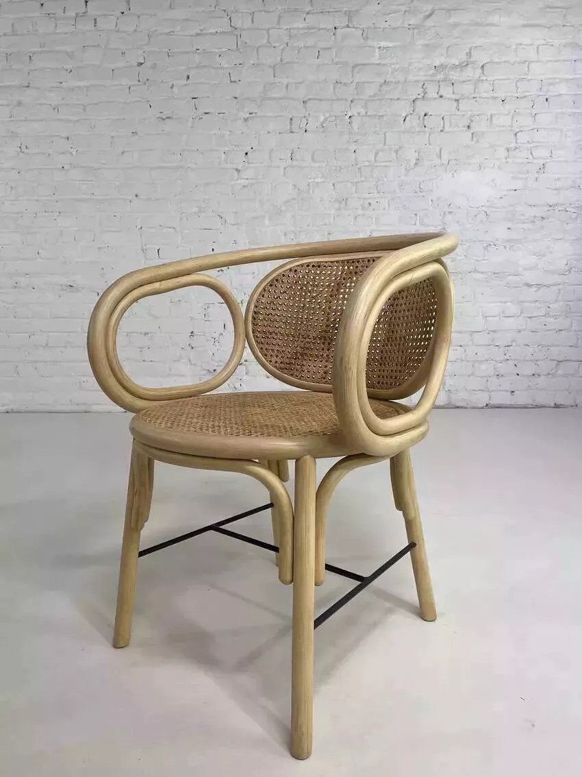 Rattan And Cane Armchair-photo-2