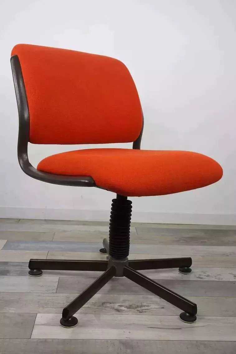 Swivel Office Chair 70s/80s By Roneo-photo-4