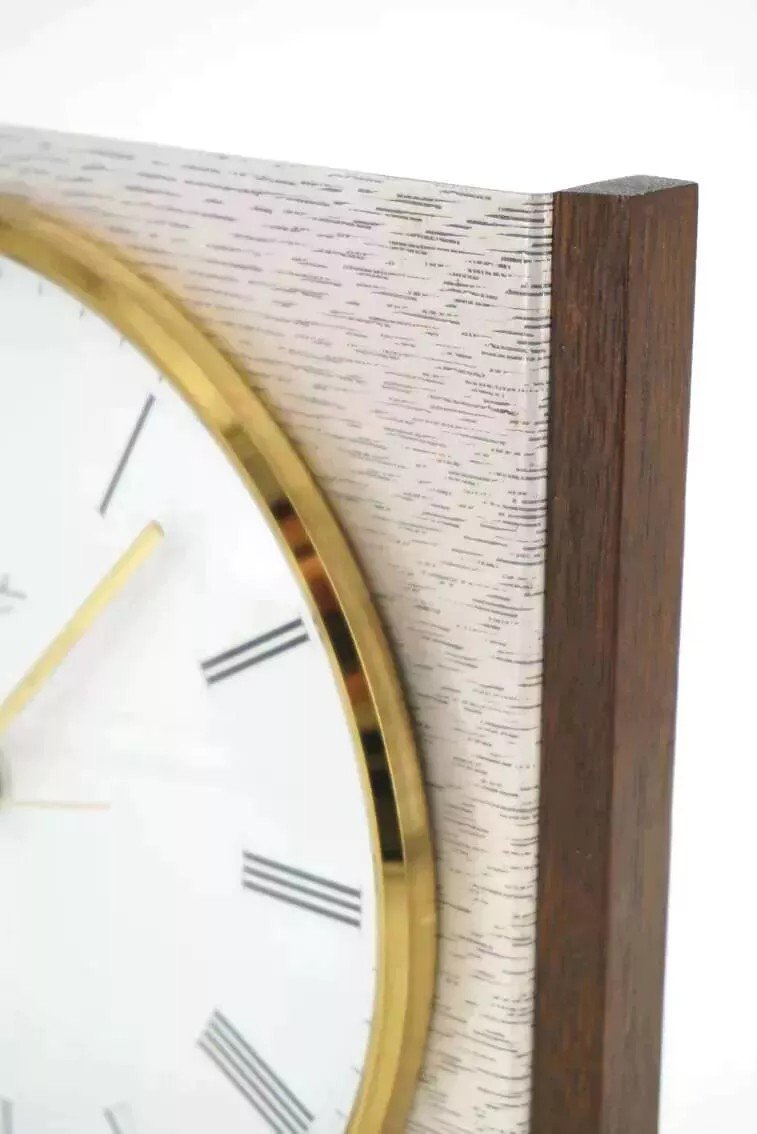 Diehl Metal And Wood Wall Clock-photo-4