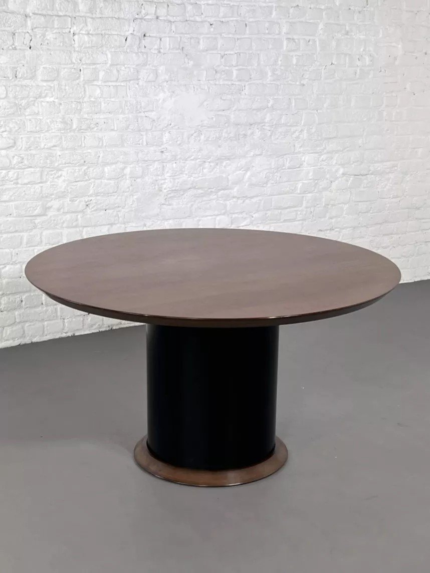 Round Dining Room Table 80s-photo-7