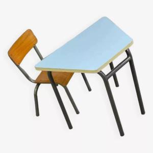 Mullca School Desk And Chair Set