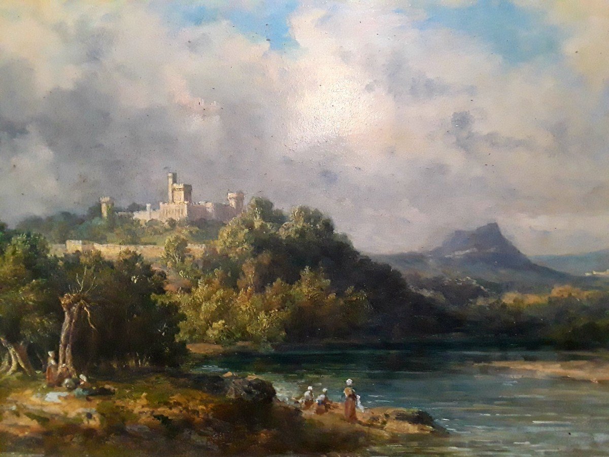 French School, 19th Century ''italian Landscape''