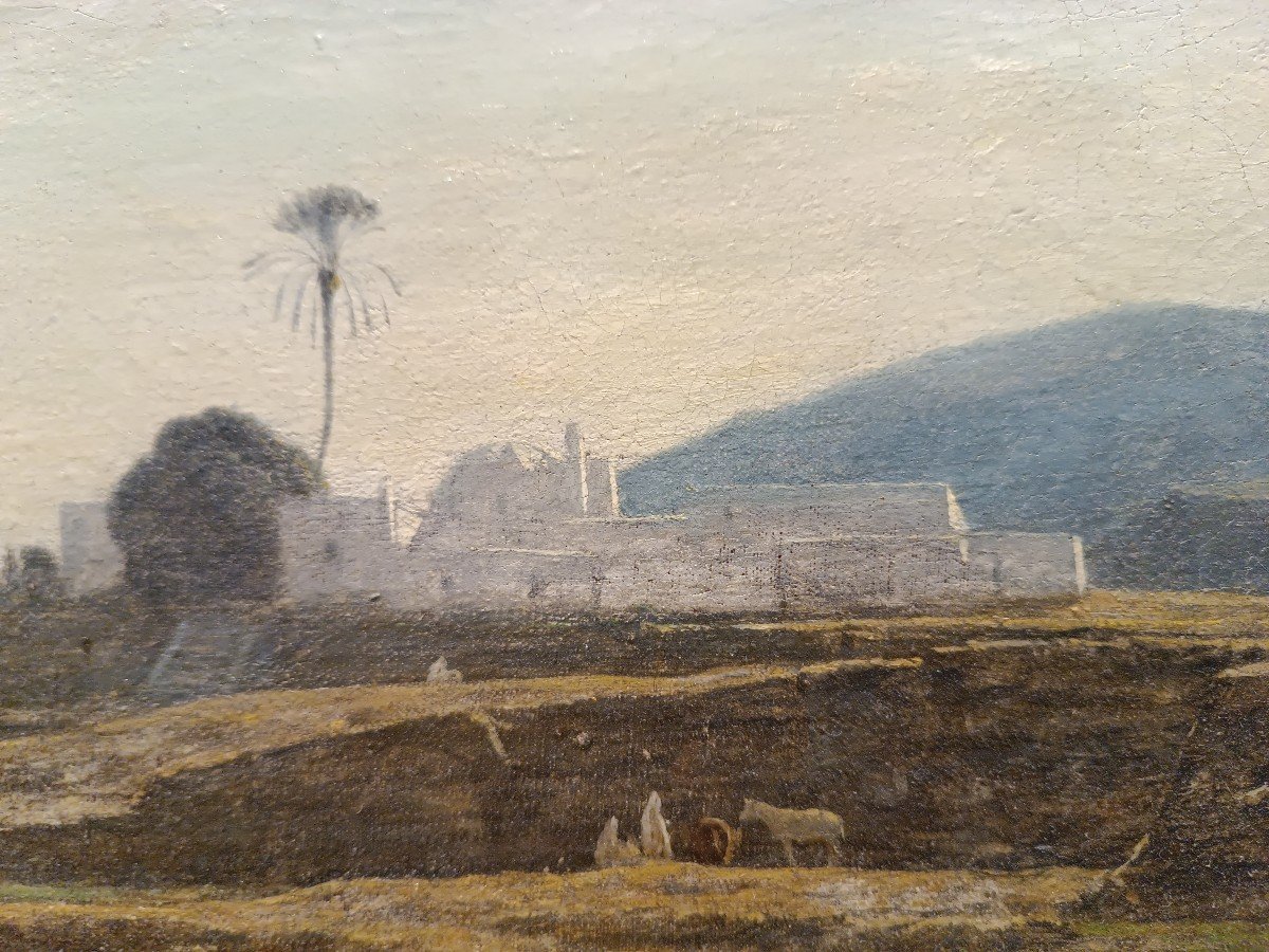 Emmanuel-Joseph Lauret (1809-1882) ‘’Oued dans le Sahara algérien’’-photo-2