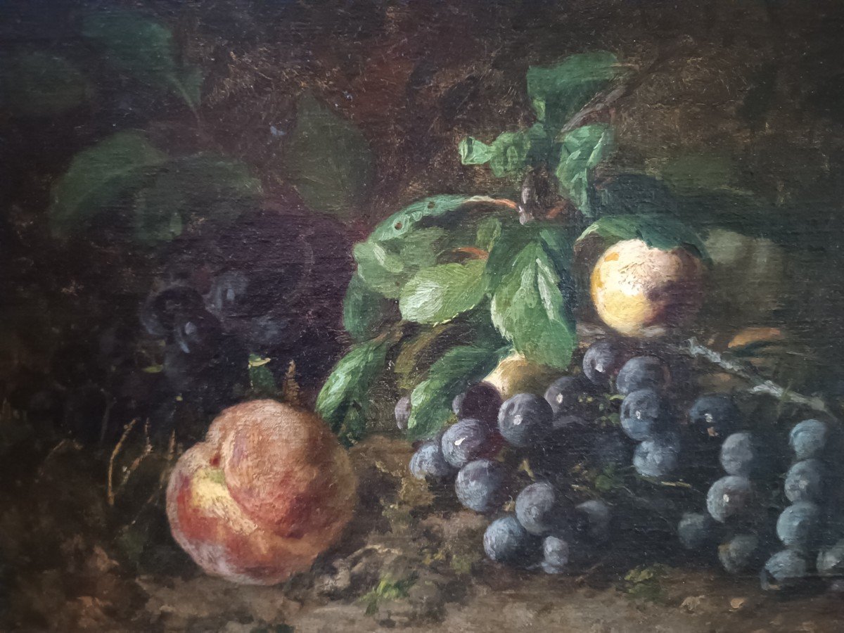 Euphémie Muraton (1840-1914) école française 19ème siècle  ‘’Fruits d'automne’’