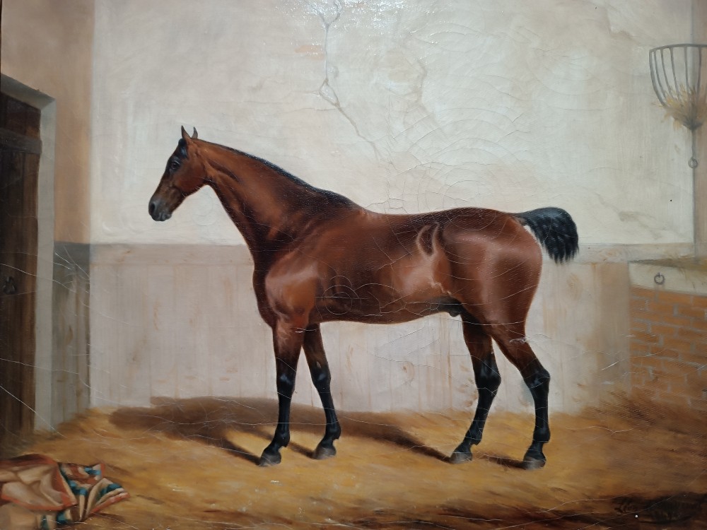 Horse Portrait By Léon De Chasseval (1815-1903)  ‘’rash à l'âge De 11 Ans’’, Dated 1849