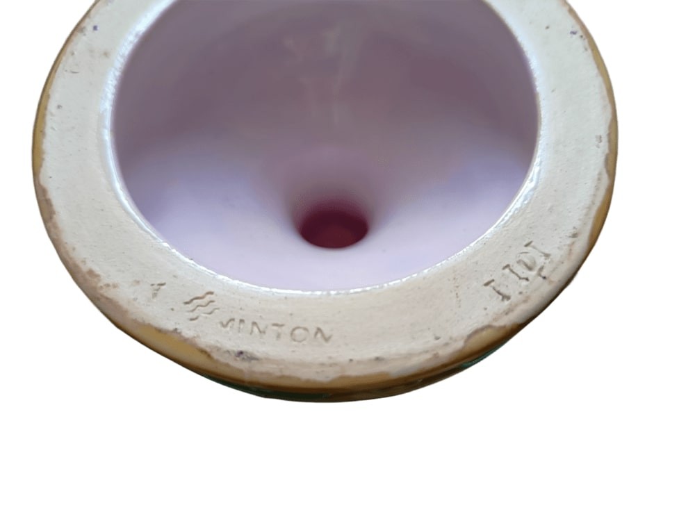 Majolica – Vase aux chérubins de la manufacture de Minton (circa 1865)-photo-4