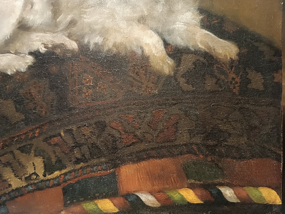 French School, Early 19th Century, Portrait Of Dog "poodle" (circa 1830)-photo-2