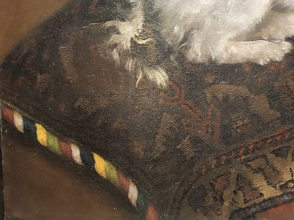 French School, Early 19th Century, Portrait Of Dog "poodle" (circa 1830)-photo-3