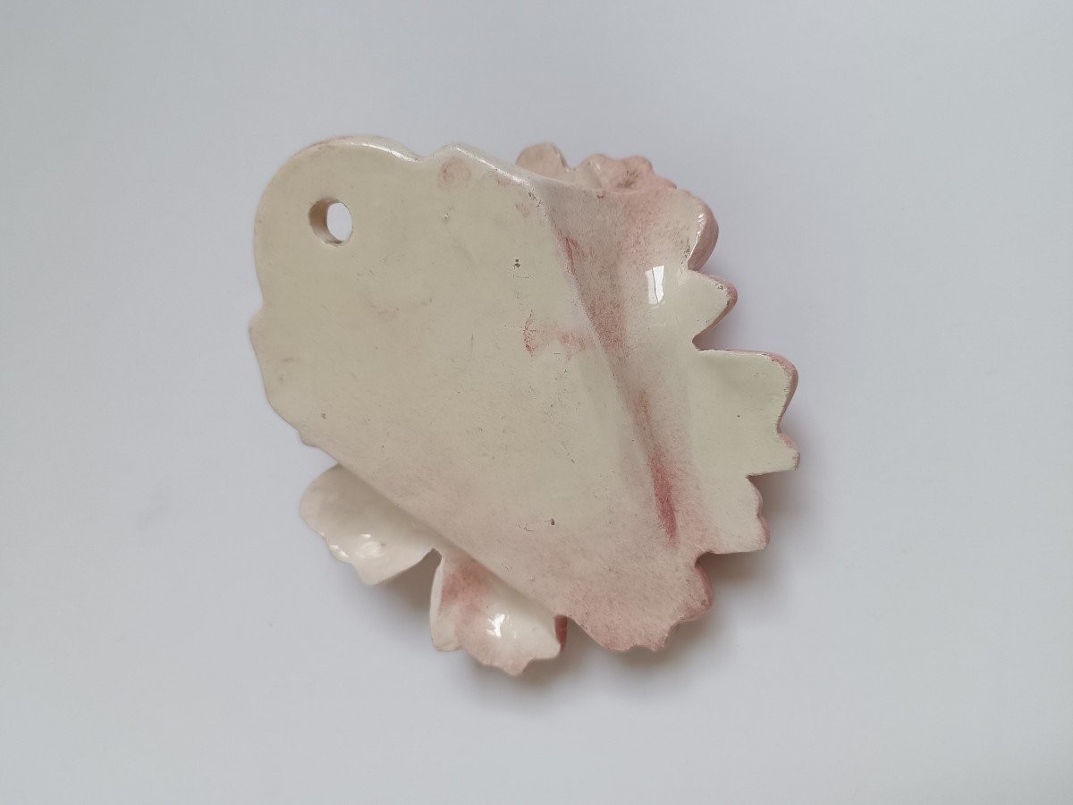 Majolica - Daisy Wall Pocket By Delphin Massier (circa 1890)-photo-1