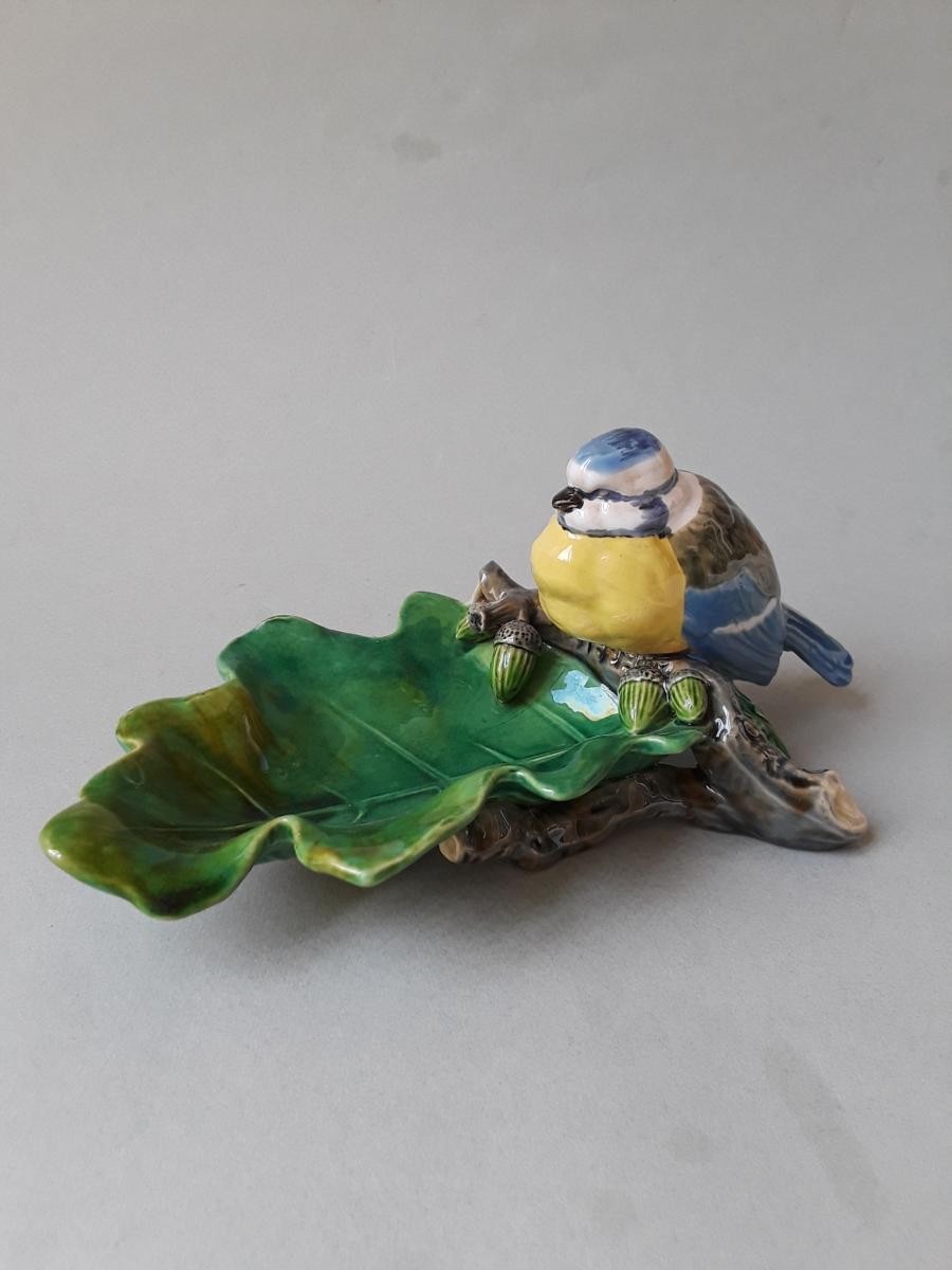 Majolica – Pièce de table signée Minton-photo-2