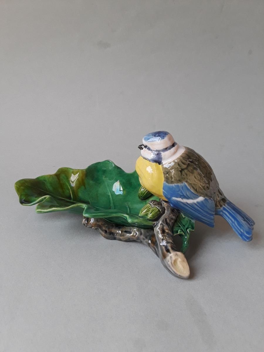 Majolica – Pièce de table signée Minton-photo-3