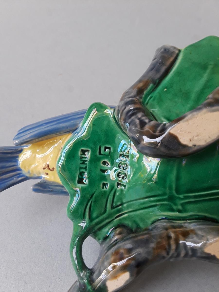 Majolica – Pièce de table signée Minton-photo-1