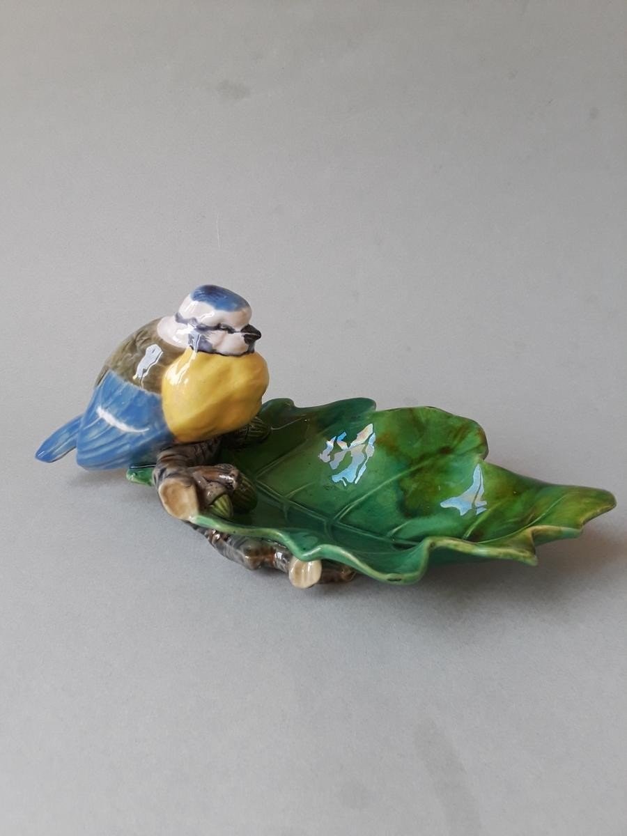 Majolica – Pièce de table signée Minton-photo-2