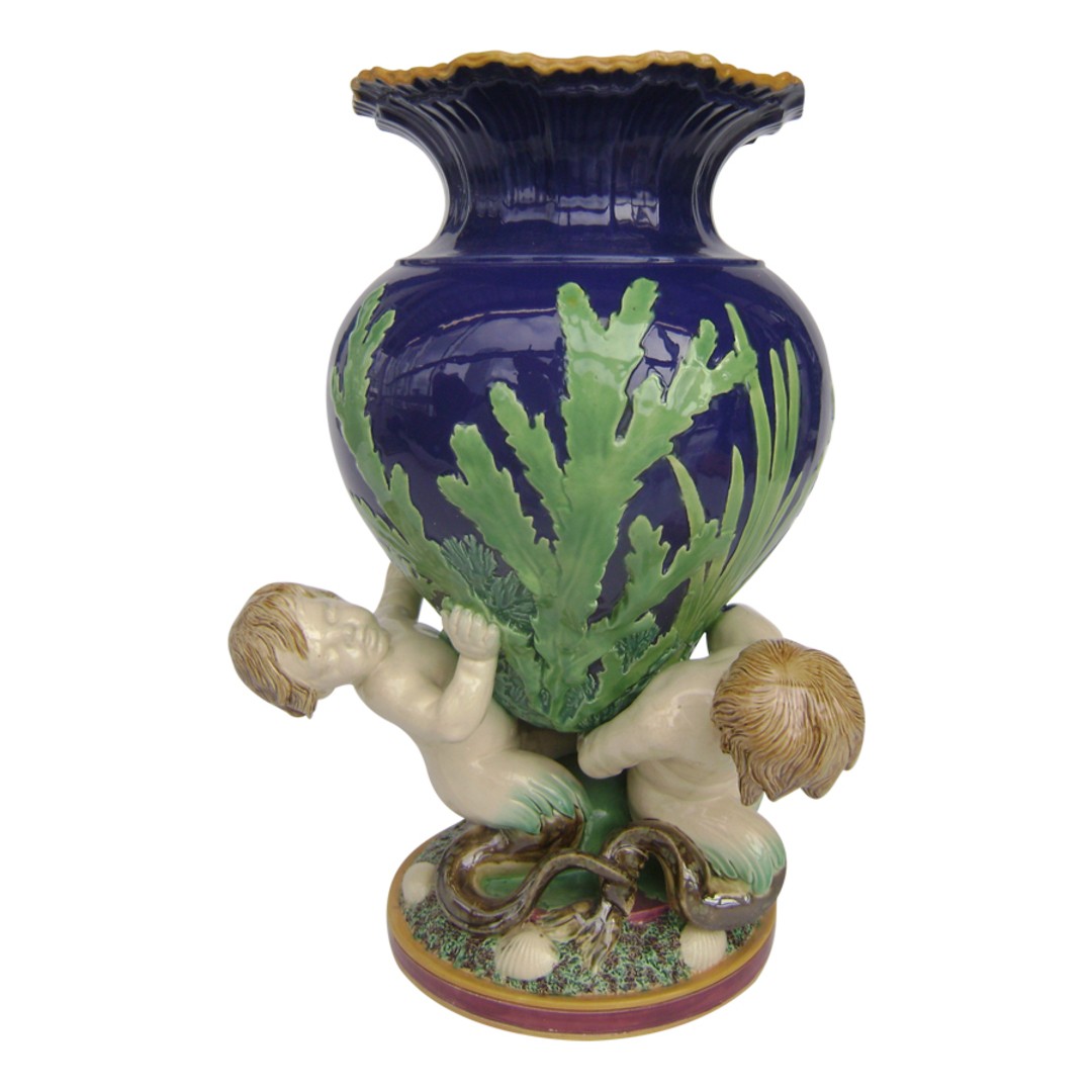 Jardinière d’après un modèle de Carrier Belleuse pour Minton