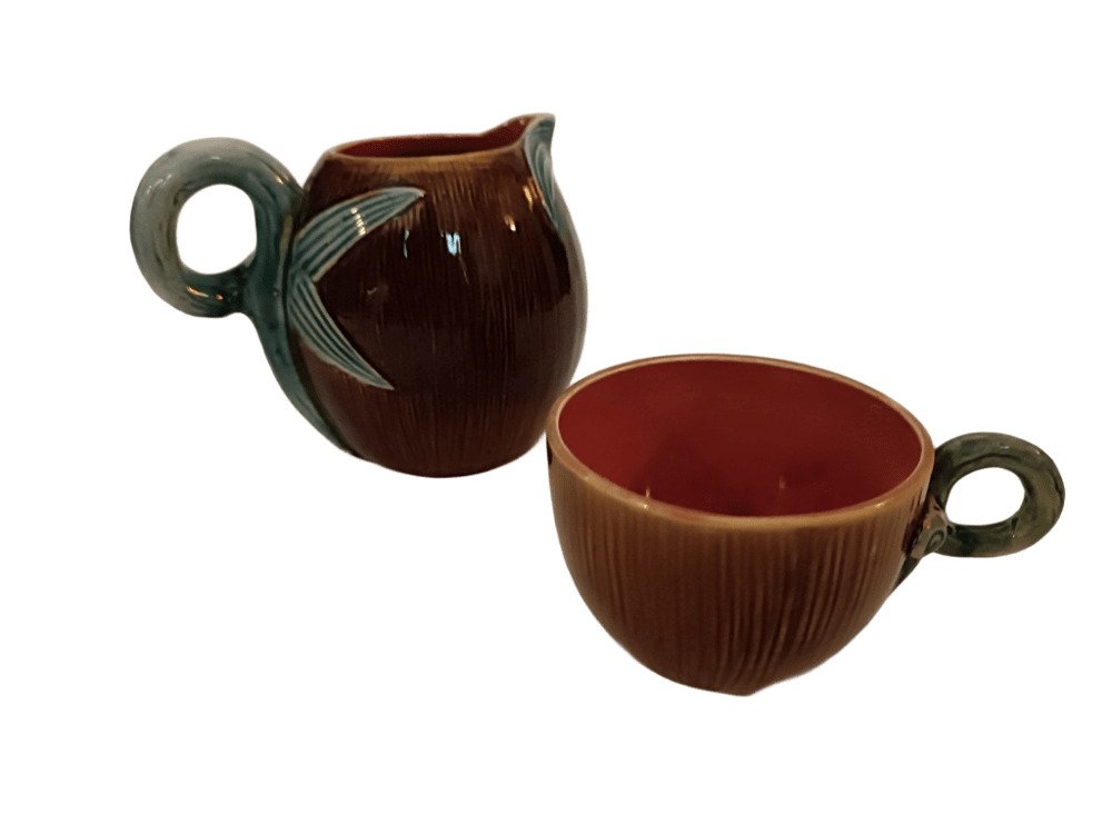 Majolica - Service à thé d'après un modèle de Joseph Holdcroft (circa 1880)-photo-1