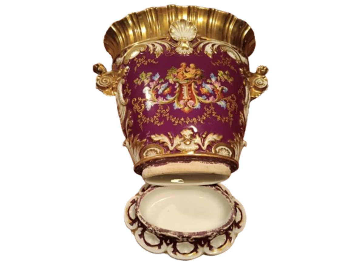 Jardinière en porcelaine de Jacob Petit (vers 1845-1855)-photo-3