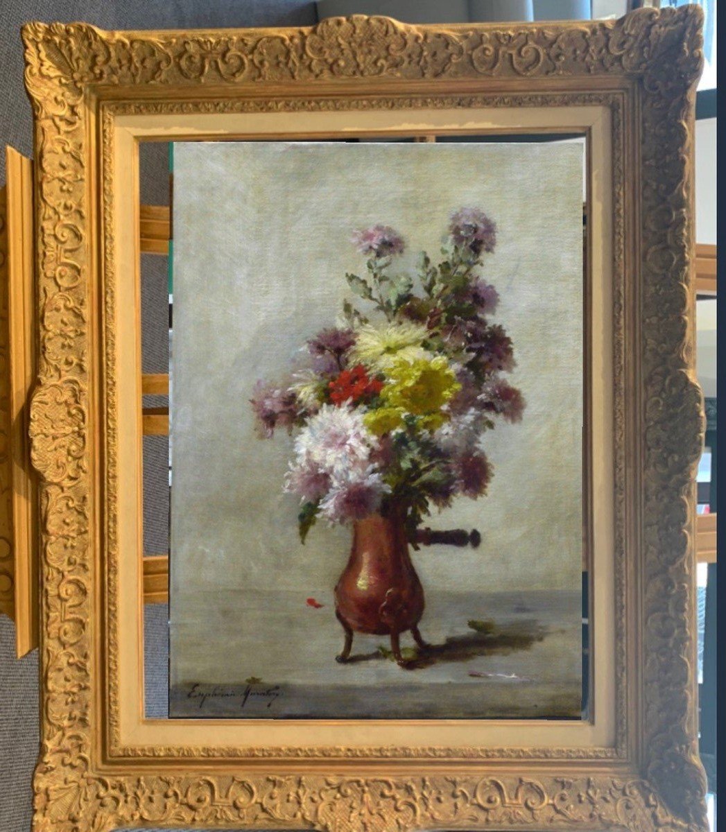 Euphémie Muraton (1840–1914), “still Life With Autumn Flowers”-photo-2