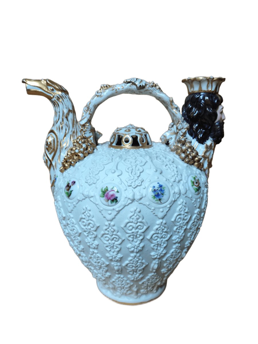 Importante buire en porcelaine dure de Jacob Petit (vers 1845-1855)-photo-2