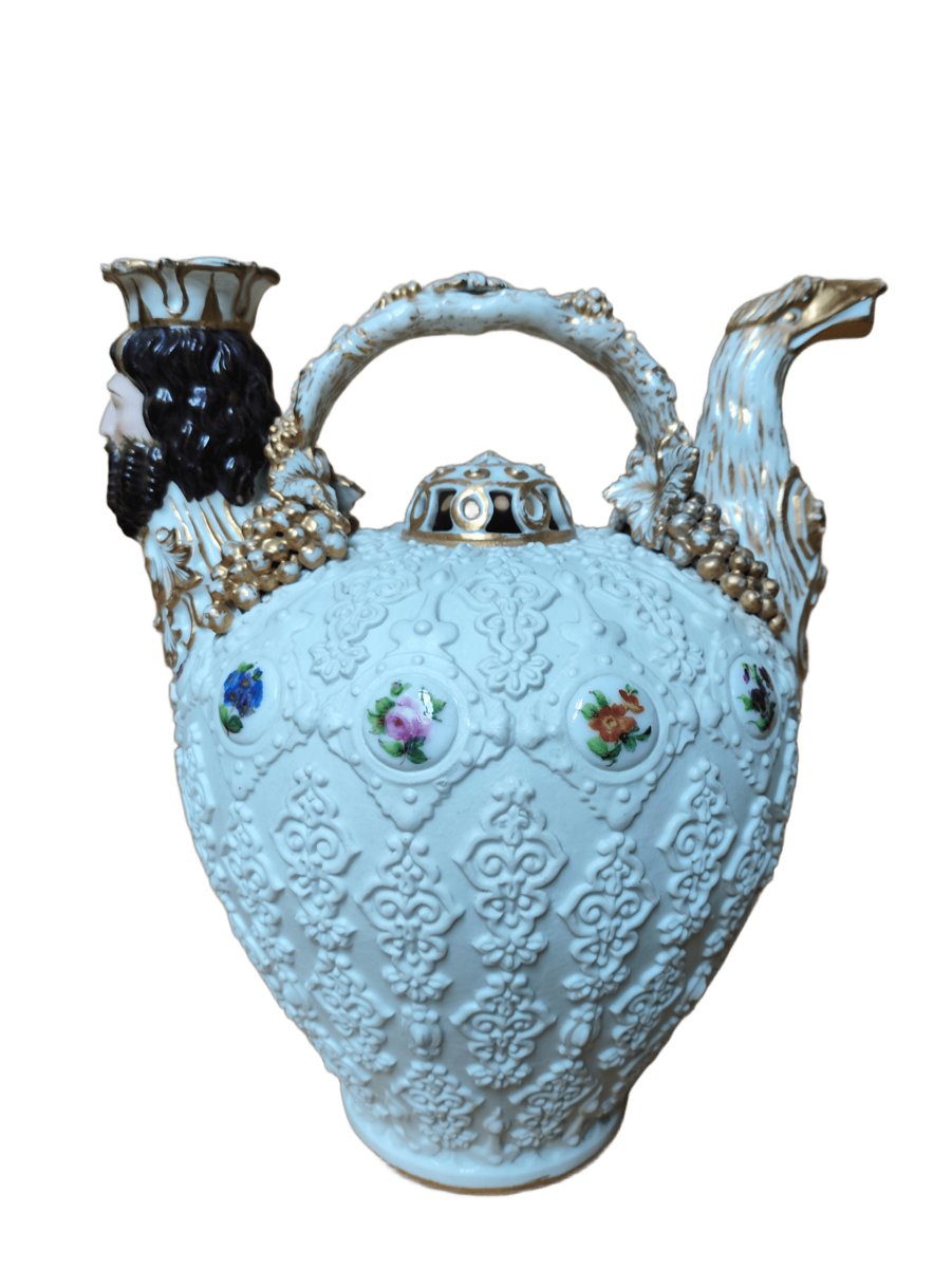 Importante buire en porcelaine dure de Jacob Petit (vers 1845-1855)-photo-3