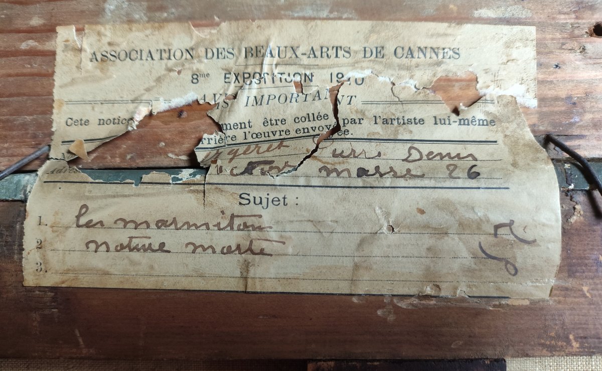 Denis Pierre Bergeret (1846-1910) ‘’Nature morte au service à thé’’-photo-4